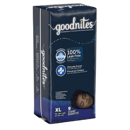 Female Youth Absorbent Underwear GoodNites Pull On with Tear Away Seams X-Small Disposable Heavy Absorbency