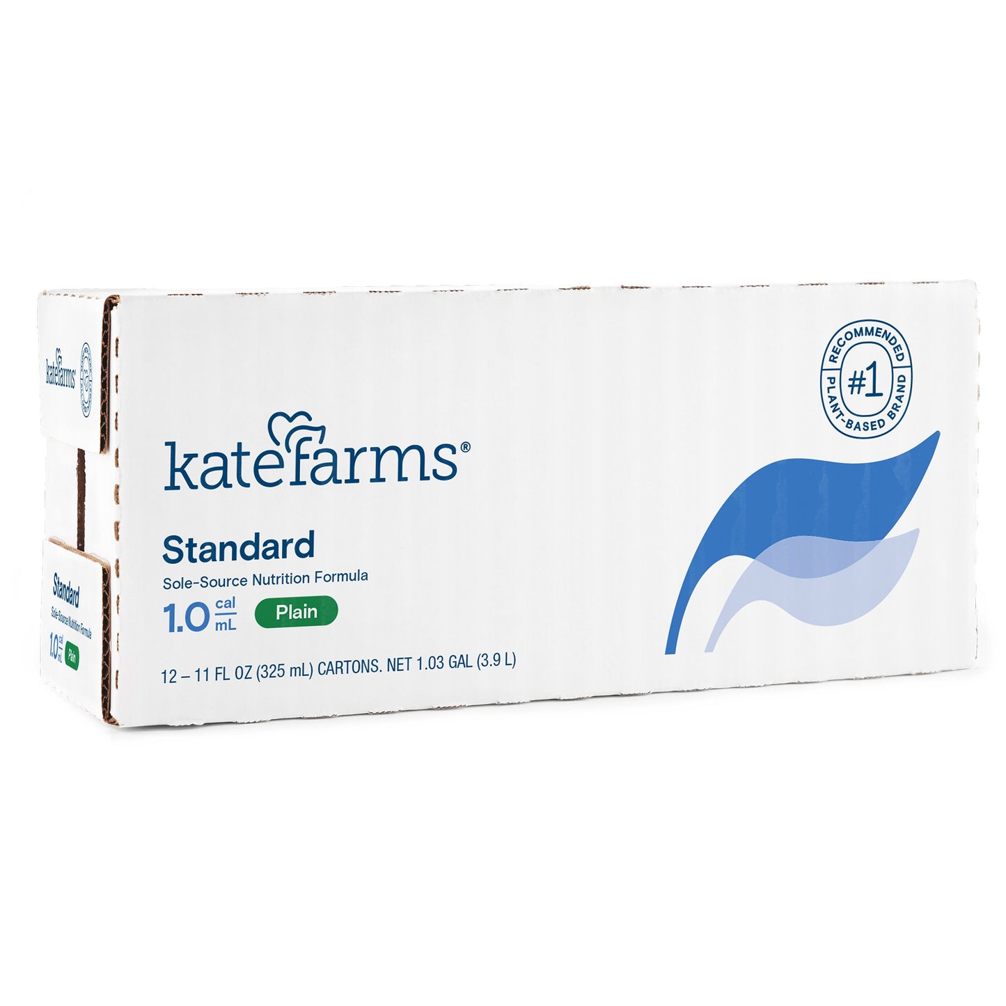Kate Farms Standard 1.0 Plain Flavor Liquid 11 oz Carton Plant-Based Oral Supplement