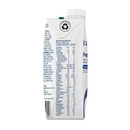 Kate Farms Peptide 1.0 Vanilla Flavor Liquid 11 oz Carton Plant-Based Peptide Oral Supplement