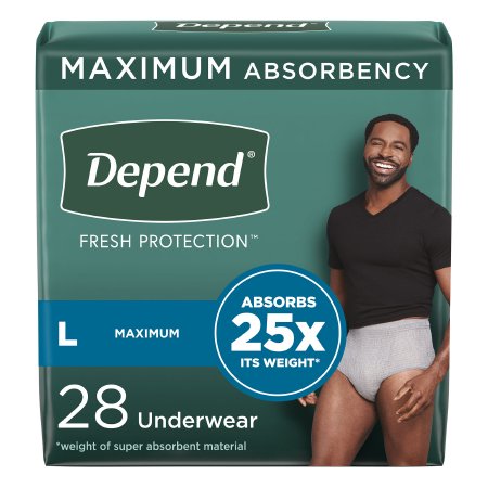 Female Adult Underwear Depend Fresh Protection Waistband