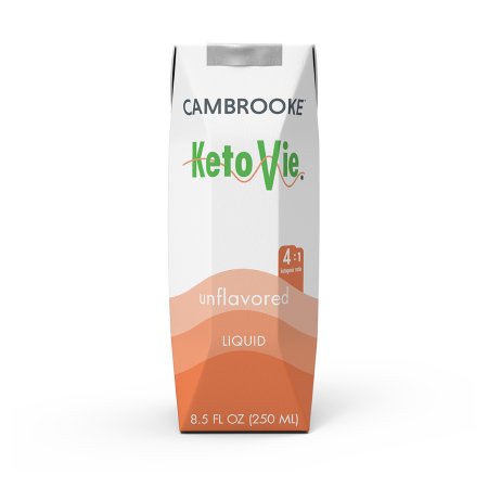 Oral Supplement KetoVie 4:1 Unflavored Liquid 8.5 oz. Carton