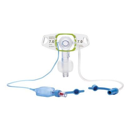 Cuffed Tracheostomy Tube Portex BLUselect Suctionaid Two Inner Cannulas Size