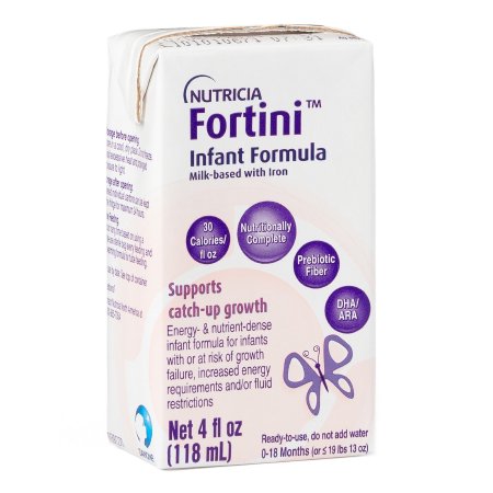 Infant Formula Fortini Unflavored 4 oz. Carton Liquid Calories Failure to Thrive