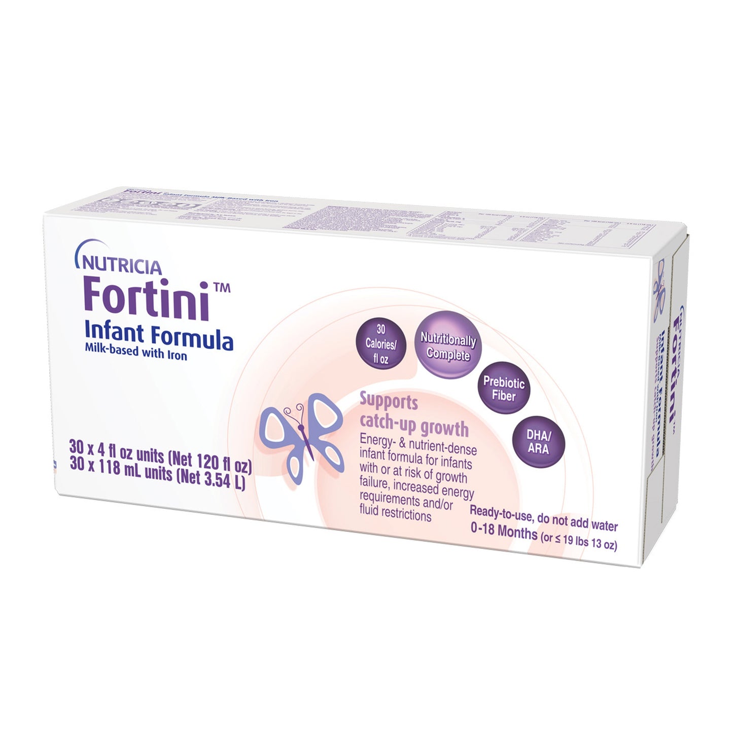 Fortini Infant Formula Unflavored 4 oz Ready-to-Feed for Failure to Thrive