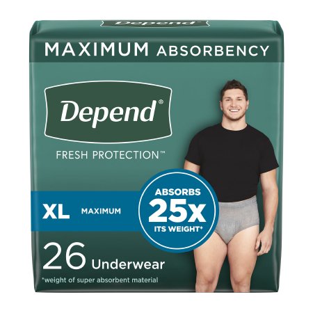 Female Adult Underwear Depend Fresh Protection Waistband