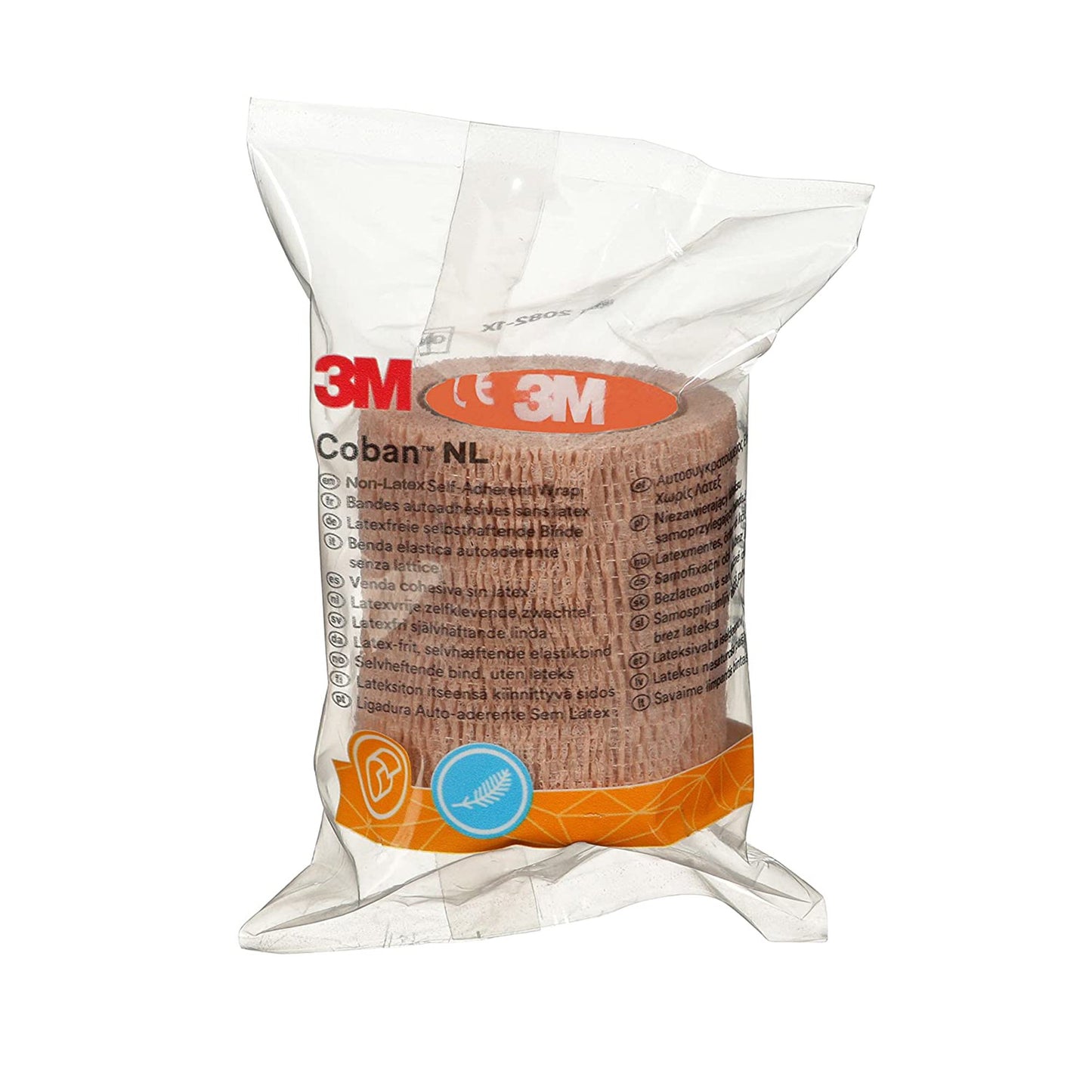 3M Coban NL Cohesive Bandage 2 x 60 Inch Self-Adherent Compression Wrap