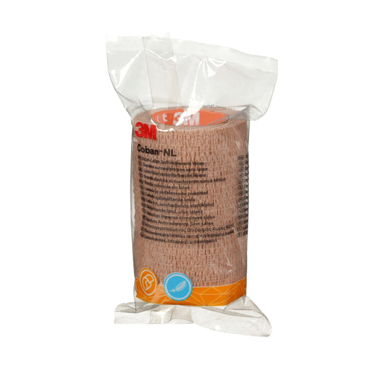3M Coban NL Cohesive Bandage 3 Inch x 2 Yard Self-Adherent Compression Wrap