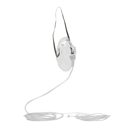 Oxygen Mask Elongated Style Adult Adjustable Head Strap