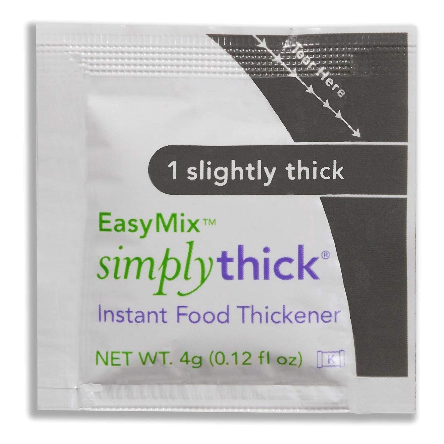 SimplyThick Easy Mix Food & Beverage Thickener Unflavored 4 oz Packet IDDSI Level 1