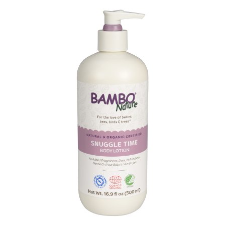 Baby Lotion Bambo Nature Snuggle Time Tube Unscented Lotion