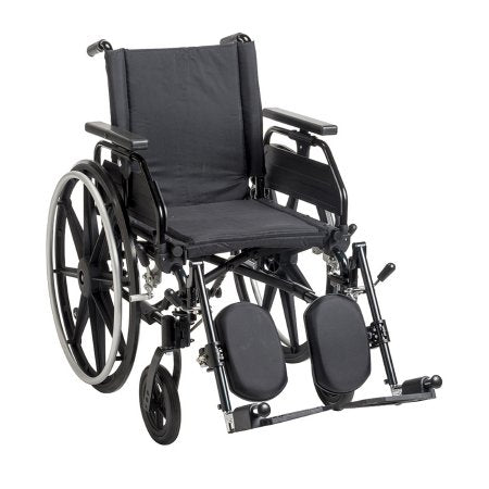 Lightweight Wheelchair drive Viper Plus GT Dual Axle Universal Arm Elevating Legrest Black Upholstery