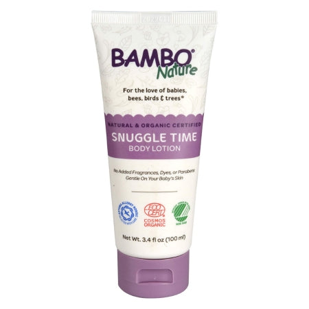 Baby Lotion Bambo Nature Snuggle Time Tube Unscented Lotion