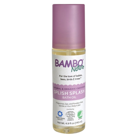 Bath Oil Bambo Nature Splish Splash 4.9 oz. Bottle Unscented Oil