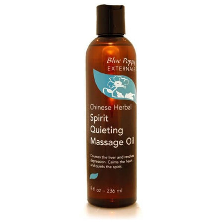 Massage Treatment Blue Poppy 8 oz. Bottle Scented Oil