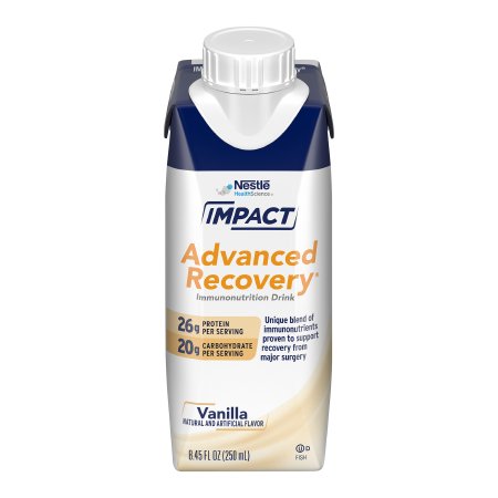 Oral Supplement Impact Advanced Recovery Vanilla Flavor Liquid 8.45 oz. Reclosable Carton