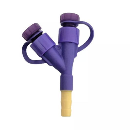 Kangaroo Y-Port/PEG Adapter ENFit 20 Fr, Yellow, NonSterile