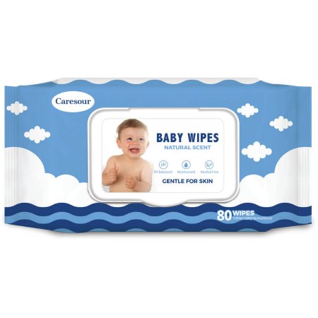 Baby Wipe CareSour Soft Pack Scented 80 Count