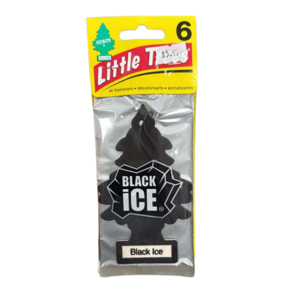 Little Trees Air Freshener – Black Ice (1, 3, or 6-Pack)