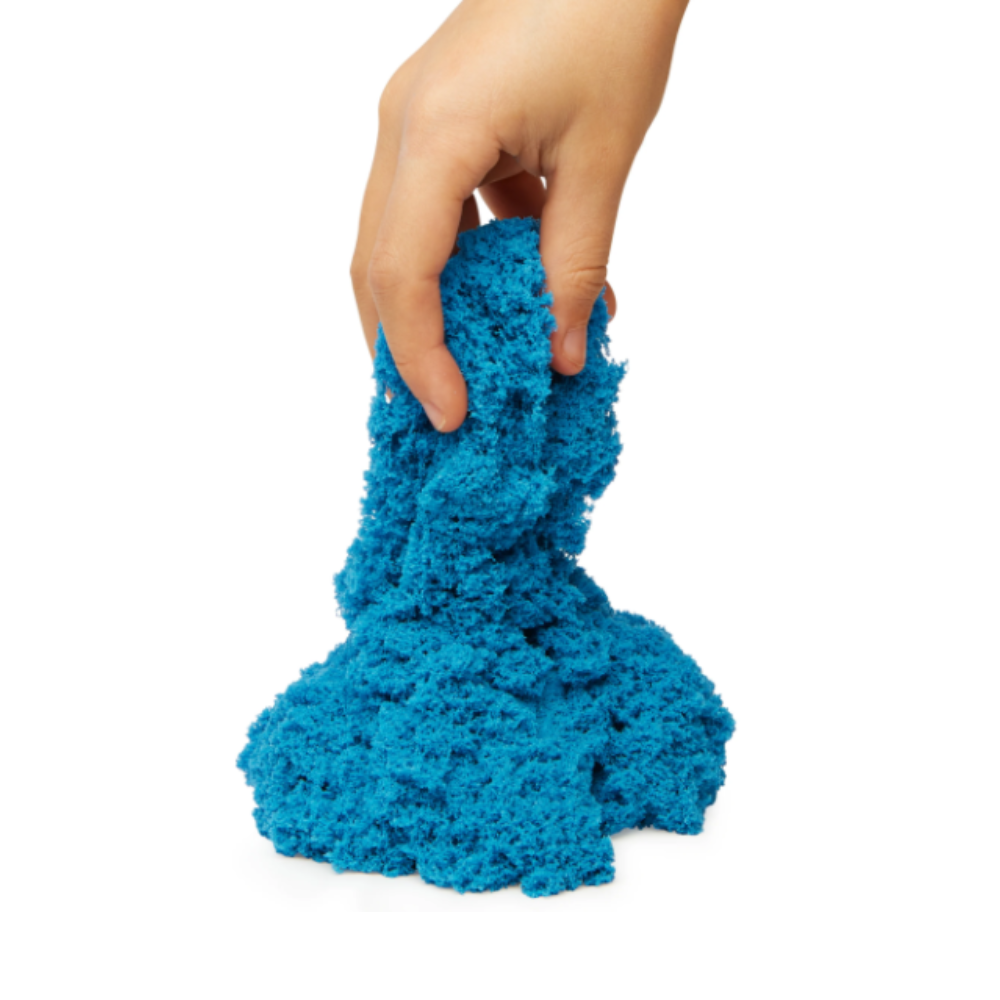 Kinetic Sand Creativity Kit – 1lb Red, Blue & Yellow Play Sand with 6 Tools and Storage Case (Ages 3+)