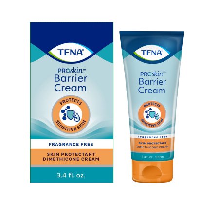 Skin Protectant Tena Proskin Barrier Cream 3.4 oz. Tube Unscented Cream