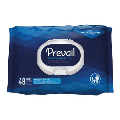 Personal Cleansing Wipe Prevail Soft Pack Scented 48 Count