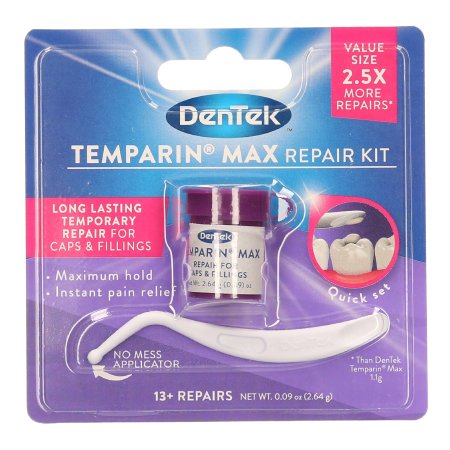 Temporary Cap and Filling Repair DenTek Temparin Max For Fillings, Crowns, Inlays