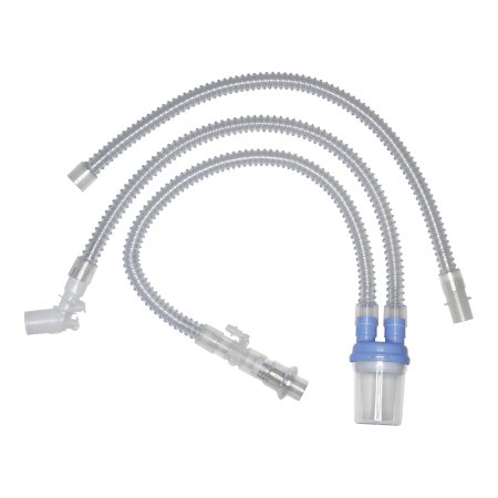 Sunset Healthcare Solutions Ventilator Circuit Corrugated Tube 24 Inch Tube Single Limb Pediatric Without Breathing Bag Single Patient Use