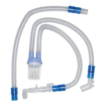 Ventilator Circuit Corrugated Tube 2 Foot Tube Single Limb Adult Single Patient Use Passive Circuit