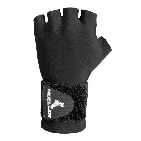 Compression Glove Mueller RecoveryCare Open Finger One Size Fits Most Over-the-Wrist Length Ambidextrous 52% Nylon / 28% Polyester / 19% Spandex / 1% Polyurethane