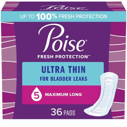 Bladder Control Pad Poise Fresh Protection