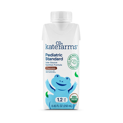Kate Farms Pediatric Standard 1.2 Pediatric Oral Supplement Chocolate 8.45 oz Carton