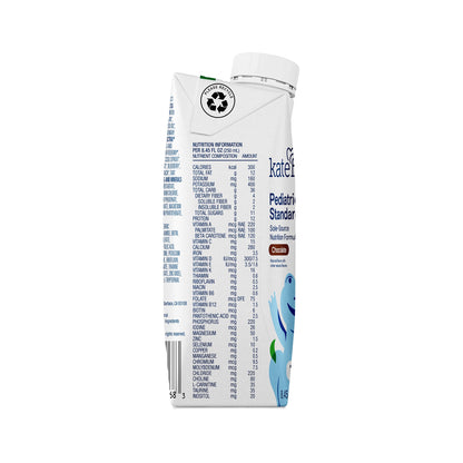 Kate Farms Pediatric Standard 1.2 Pediatric Oral Supplement Chocolate 8.45 oz Carton