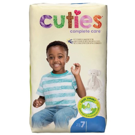 Unisex Baby Diaper Cuties Complete Care Size 5 Disposable Heavy Absorbency