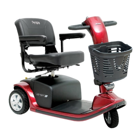 3 Wheel Electric Scooter Victory 9 300 lbs. Weight Capacity Red / Blue