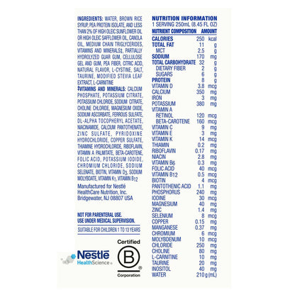 Compleat Pediatric Standard 1.0 Cal Plant-Based Oral Supplement Vanilla 8.45 oz Carton