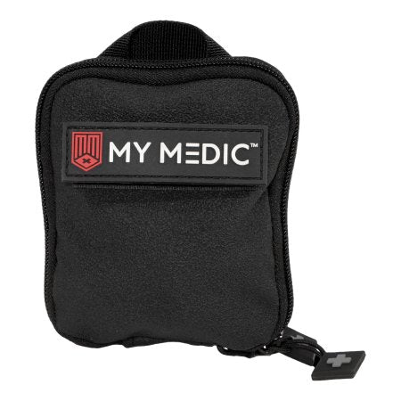 First Aid Kit My Medic Cycle Medic Pro Black Soft Bag, Everyday Carry Black Rubber, MED PACKS, Allergies Plastic, Bleed Stopper, Blister, Cold & Flu, CPR, Cuts, SuperSkin, Upset Stomach, ZZIPS, Finger, Cyclist, MYFAK, RECON