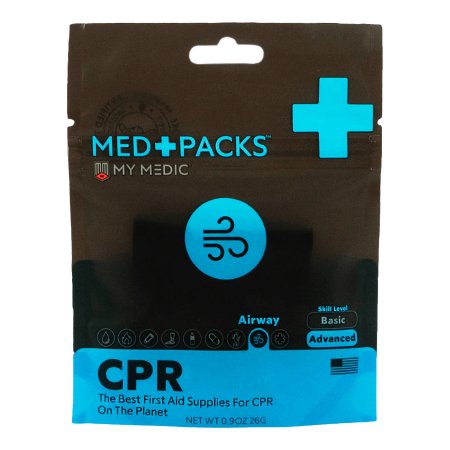 First Aid Kit My Medic Cycle Medic Pro Black Soft Bag, Everyday Carry Black Rubber, MED PACKS, Allergies Plastic, Bleed Stopper, Blister, Cold & Flu, CPR, Cuts, SuperSkin, Upset Stomach, ZZIPS, Finger, Cyclist, MYFAK, RECON