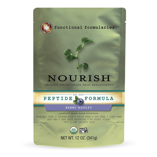 Nourish Peptide Pediatric Oral Supplement Liquid 12 oz Berry Flavor Protein