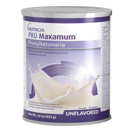 Oral Supplement PKU Maxamum Unflavored Powder 16 oz. Can