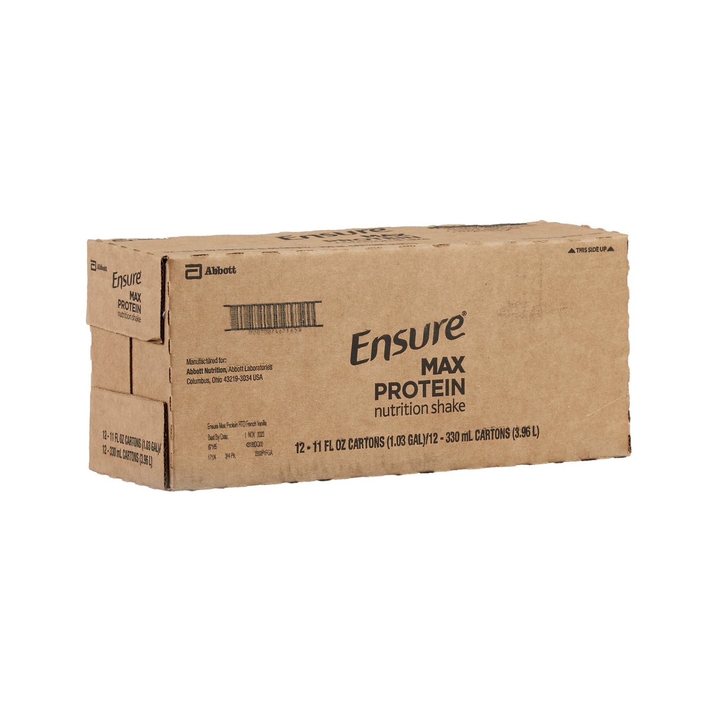 Ensure Max Protein French Vanilla Oral Nutritional Supplement 11 oz Reclosable Carton