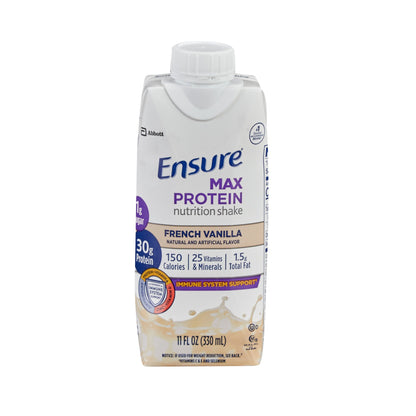 Ensure Max Protein French Vanilla Oral Nutritional Supplement 11 oz Reclosable Carton