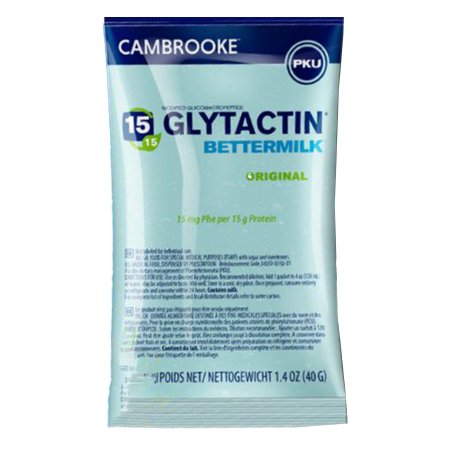 Oral Supplement Glytactin BetterMilk Original Flavor Powder 1.4 oz. Individual Packet