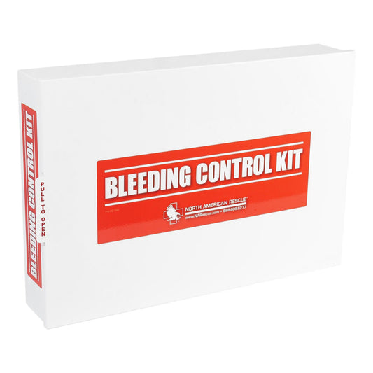 North American Rescue Basic Public Access Bleeding Control Station – 8 Kit Wall Cabinet