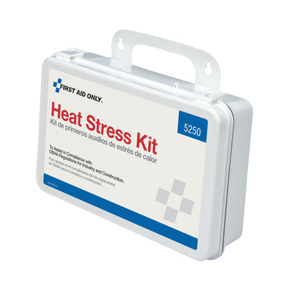 Heat Stress First Aid Kit 25 Person Hard Plastic Case OSHA Compliant