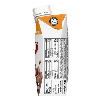 Boost Very High Calorie Oral Nutritional Supplement Chocolate 8 oz Reclosable Carton
