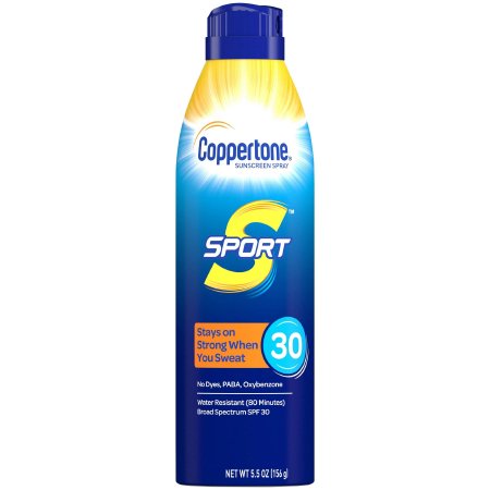 Sunscreen Coppertone Sport SPF 30 Liquid 5.5 oz. Aerosol Can