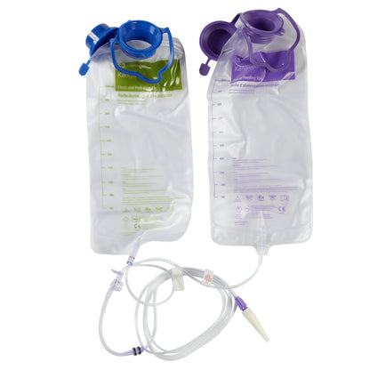 Kangaroo ePump Flush Bag Set 500-1000 mL PVC NonSterile