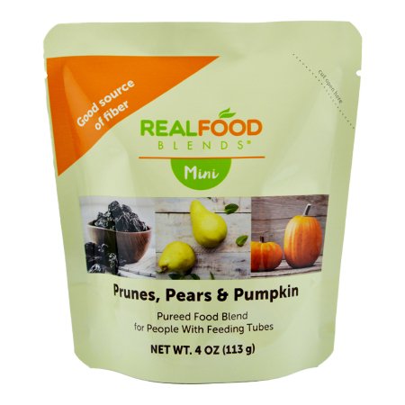 Tube Feeding Formula Real Food Blends Mini Prunes / Pears / Pumpkin Flavor Liquid 4 oz. Pouch