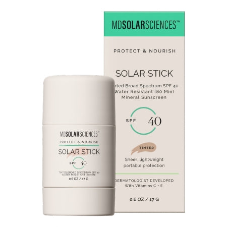 Sunscreen MDSolarSciences Tinted Solar Stick SPF 40 Stick 0.6 oz. Tube