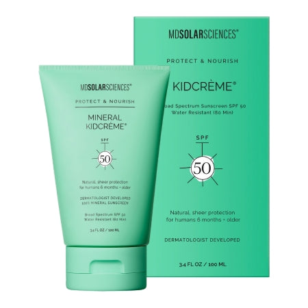 Sunscreen MDSolarSciences Mineral KidCreme SPF 50 Cream 3.4 oz. Tube